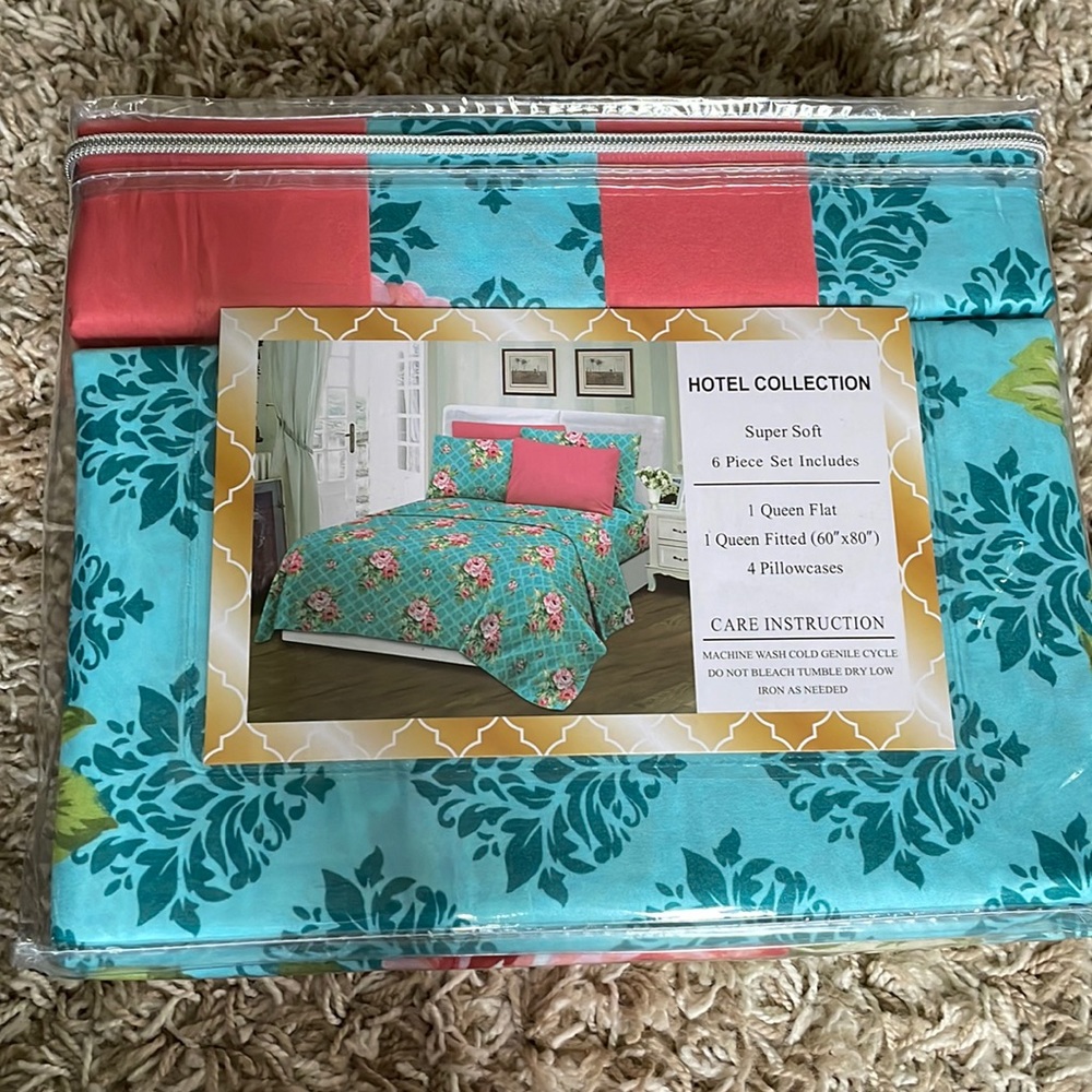 HÔTEL COLLECTION Queen Size Bedsheets (6 Piece Set)